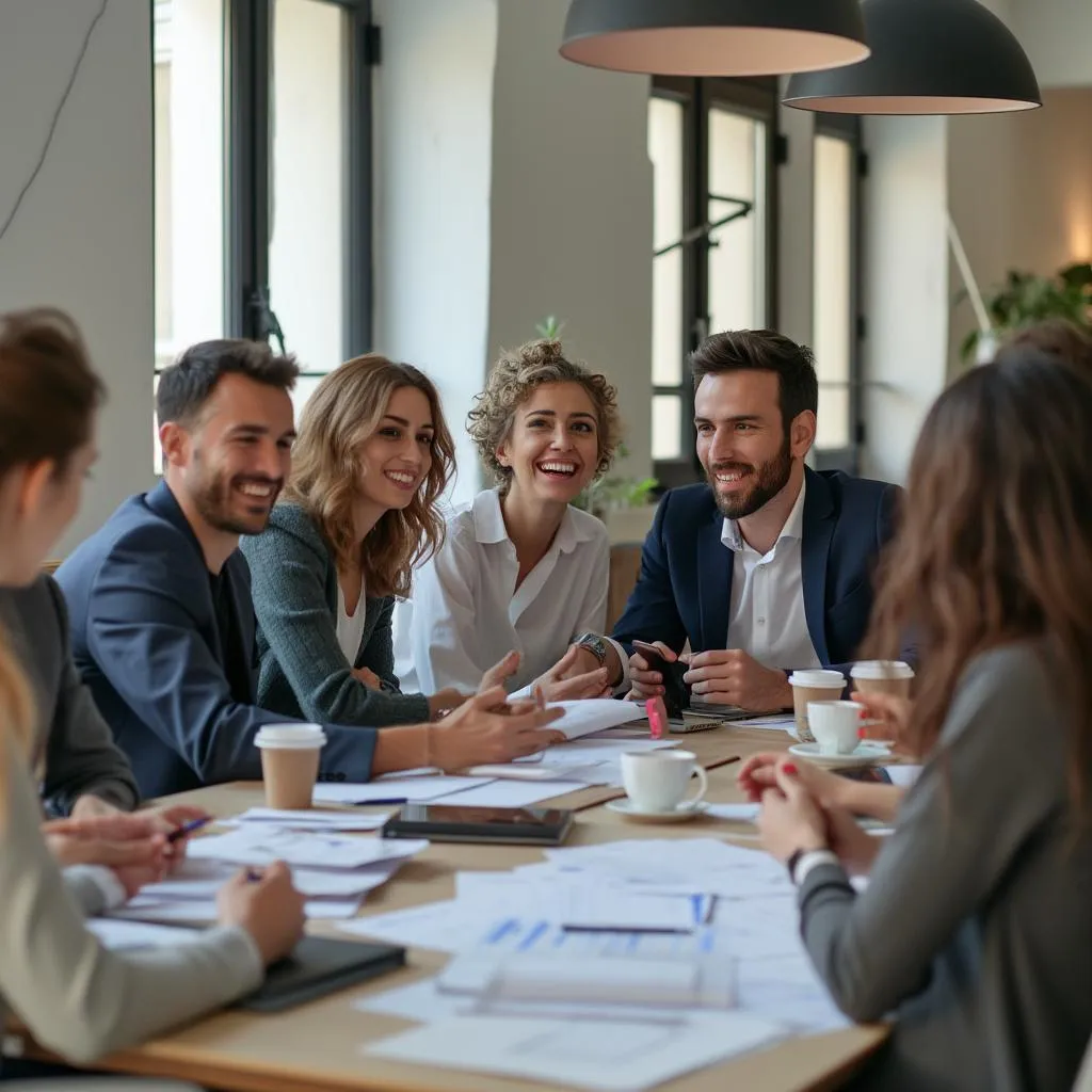 Team di CarrieraItalia in una riunione strategica