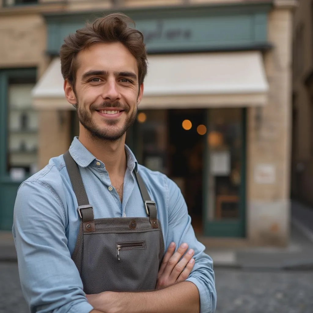 Giovane imprenditore di successo